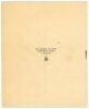 'A Match at Cricket. Hambledon v H.M.S. "Nelson". Broad-Halfpenny Down'. Rare official souvenir programme for the match played 1st August 1931. 16pp programme with decorative paper wrappers with engraving to front dated 1731 of a cricketer standing leanin - 2