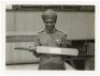 Kumar Shri Ranjitsinhji. Cambridge University, Sussex & England 1893-1920. Original mono press photograph of Ranji batting for Sussex against Essex at Leyton, 4th- 6th August 1920. Sussex won by an innings and forty runs, Ranji scoring 16 in Sussex's only - 3