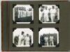 Cricket at Scarborough 1948-1950. Photograph album comprising fifty five nicely presented small candid photographs of players walking out to bat, amongst the crowds, and teams at Scarborough. Players featured include Hutton, Watson, Dews, Wooller, Wilson, - 2