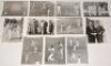 Keith Ross Miller. Victoria, New South Wales, Nottinghamshire & Australia 1937-1957. An interesting selection of twenty five original mono press photographs of Miller, including match action batting, bowling and fielding, team images, being presented to T - 3