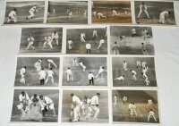 West Indies tour to England 1966. A good selection of twenty seven original mono press action photographs from the Test series and tour matches. Matches include first Test Old Trafford, third Test Trent Bridge, England XI, M.C.C. President's XI, v M.C.C.,