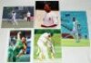 South African Test players signed photographs 1990s-2010s. Fifteen original colour press photographs of South African Test players in match action etc. Each photograph signed by the featured player. Signatures include A.B. de Villiers, Donald (two differe - 3