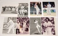 England 1988-1999. A good selection of eighty one original mono and colour press photographs for the period of match action, selectors, commentators, groundsmen etc. , covering Test series v New Zealand, Australia, India, Pakistan, one-day international s