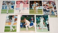 England 1993-1998. A good selection of seventy five original colour press photographs for the period of match action covering Test matches v Australia, tours to West Indies, New Zealand, Australia, South Africa etc. Players featured include Phil Tufnell, 