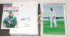 Signed county player photographs 2000s. Kent to Nottinghamshire. File comprising a large quantity of nicely presented modern colour images of county current and former players, coaches etc., each signed by the subject. Counties and signatures include Kent - 6