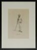 Nottinghamshire C.C.C. Collection of seven framed and glazed items including three steel bookplate engravings oif George Parr, Arthur Shrewsbury and Richard Daft, a colour photograph of the Nottinghamshire playing staff circa 1980/1981, a colour photograp - 2