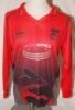 Leicestershire C.C.C. Two match worn Leicestershire Foxes one-day long sleeve shirts. Green shirt with red and yellow trim, county emblem and sponsors' logos to front, player's names and number 'Masters 9' (David Masters, Leicestershire 2003-2007) to reve - 3