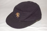 Somerset navy blue county 1st XI cricket cap, by Foster of London, with county emblem embroidered to front. Probably 1950s/1960s. Player unknown. Some moth damage and wear, otherwise in good condition - cricket