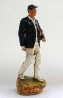 James Graham Binks, Yorkshire & England 1955-1969. Large excellent ceramic sculptured figure of 'Jimmy' Binks' wearing Yorkshire blazer, sweater and cap, wearing pads with wicket-keeping gloves under his arm. The figure to naturalistic base. Impressed to 