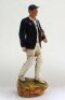 James Graham Binks, Yorkshire & England 1955-1969. Large excellent ceramic sculptured figure of 'Jimmy' Binks' wearing Yorkshire blazer, sweater and cap, wearing pads with wicket-keeping gloves under his arm. The figure to naturalistic base. Impressed to 