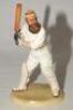 W.G. Grace. Royal Doulton china figure of W.G. Grace. Grace is depicted in batting mode wearing M.C.C. cap with bat raised about to drive. Approx. 9" tall. Limited edition no. 571/9500. Produced in 1995. Very good condition - cricket