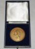 James Clive Foat. Gloucestershire 1972-1979. A bronze metal medallion presented to Foat at the final of the Benson and Hedges Cup at Lord's 1977, engraved 'Gloucestershire v Kent 1977'. 2" diameter in original case. G/VG - cricket<br><br>Gloucestershire b - 2