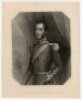 Henry John George Herbert, 3rd Earl of Carnarvon. M.C.C. 1822. Original mono engraving by 'Robinson', printed by 'Walker', of Herbert, three quarter length wearing military attire. Printed title to lower border, 'The Right Honourable. The Earl of Carnarvo