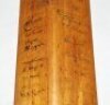 India tour to England 1952. Gunn & Moore full size 'Autograph' bat signed to the face by fourteen members of the India touring party, and twelve members of the Lancashire team. Indian signatures include Hazare (Captain), Chowdhury, Sarwate, Gopinath, Roy, - 6