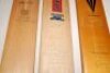 West Indies tours to England 1969, 1973 and 1976. Three full size signed bats. A Warsop-Hendren 'Improved Conqueror' bat signed to the face by sixteen members of the 1969 West Indian touring party including Sobers, Gibbs, Butcher, Lloyd, Camacho, Shepherd - 2