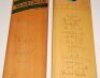 Nottinghamshire v India 1971. Slazenger 'Garfield Sobers' autograph full size bat signed in ink to the face by ten[?] members of the Indian touring party including Venkataraghavan, Prasanna, Abid Ali, Bedi, Govindraj, Jayantilal etc. Also signed by eleven - 2