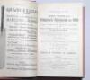 Wisden Cricketers' Almanack 1923, 1924 and 1925. 60th, 61st & 62nd editions. Bound uniformly in light brown boards, lacking original wrappers, with silver titles to spine. Very good condition. Qty 3 - cricket - 3