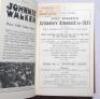 Wisden Cricketers' Almanack 1929, 1930 and 1931. 66th, 67th & 68th editions. Bound uniformly in light brown boards, lacking original wrappers, with silver titles to spine. Very good condition. Qty 3 - cricket - 3