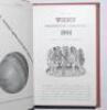 Wisden Cricketers' Almanack 1944. 81st edition. Only 5600 copies printed in this war year. Bound in light brown boards, lacking original paper wrappers, with titles in silver to spine. Very good condition. Rare war-time edition - cricket