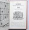 Wisden Cricketers' Almanack 1945 and 1946. 82nd & 83rd editions. Only 6500 copies of the 1945 edition were printed in this war year. Both bound in light brown boards, lacking original paper wrappers, with titles in silver to spines. Very good condition. R