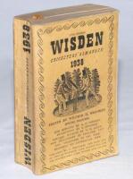 Wisden Cricketers' Almanack 1938. 75th edition. Original cloth covers. Bowing to spine, minor wear and soiling to covers otherwise in good condition - cricket