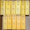 Wisden Cricketers' Almanack 1967 to 1994. Original limp cloth covers with the exception of the 1981 and 1984 editions which are original hardback editions with dustwrappers. Some slight bowing of spines to seven softback editions, odd minor faults otherwi - 2