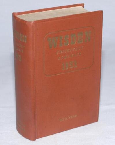 Wisden Cricketers' Almanack 1953. Original hardback. Good+ condition - cricket