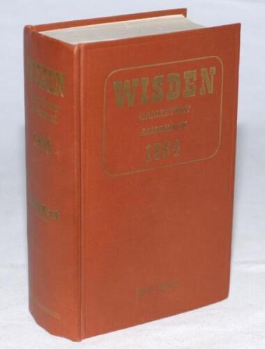 Wisden Cricketers' Almanack 1964. Original hardback. Good/very good condition - cricket