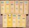 Wisden Cricketers' Almanack 1969 to 1979. Original hardbacks with dustwrapper. Some soiling, age toning, nicks and wear to some dustwrappers, the dustwrapper for the 1968 edition encased in plastic protective film, not removable. Good condition. Qty 11 - 