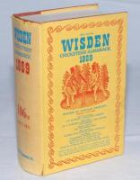 Wisden Cricketers' Almanack 1969. Original hardback with dustwrapper. Some wear to head and base of dustwrapper spine (tape reinforcement to back) otherwise in good condition - cricket