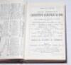 Wisden Cricketers' Almanack 1898. 35th edition. Bound in maroon boards, lacking original paper wrappers, with gilt titles to spine, red speckled page edges. Slight minor break to page block otherwise in good+ condition - cricket