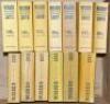 Wisden Cricketers' Almanack 1951, 1952, 156, 1957, 1958, 1960, 1964, 1965, 1966, 1967, 1968, 1970 and 1971. Original limp cloth covers. Seven editions with slight bowing to spines, a few with wear or slight breaking to internal hinges, odd minor soiling o