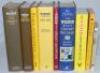 Wisden Cricketers' Almanack 1975 to 2009. Original cloth covered editions with the exception of the 2005 and 2008 editions which are original hardbacks with dustwrappers. Some bowing to the spines of odd editions, soiling to the spines of the 1974, 1976 a - 4