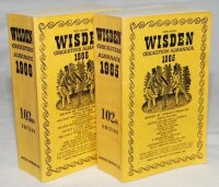 Wisden Cricketers' Almanack 1965 & 1966. Original limp cloth covers. Minor marks to covers otherwise in good/very good condition. Qty 2 - cricket