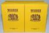 Wisden Cricketers' Almanack 1864-1878. Fifteen facsimile editions published by John Wisden & Co Ltd, London 1991. Limited edition 527/1000. Brown hard board covers with gilt lettering to covers and spine. In original yellow presentation box. Very good/ex - 2