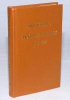 Wisden Cricketers' Almanack 1885. Willows softback reprint (1983) in light brown hardback covers with gilt lettering. Un-numbered limited edition. Good/very good condition - cricket