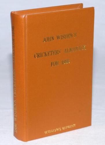 Wisden Cricketers' Almanack 1886. Willows softback reprint (1985) in light brown hardback covers with gilt lettering. Limited edition 217/500. Good/very good condition - cricket