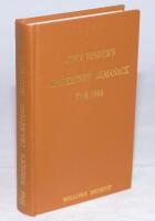 Wisden Cricketers' Almanack 1944. Willows softback reprint (2000) in light brown hardback covers with gilt lettering. Limited edition 55/500. Very good condition - cricket