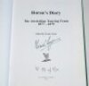 'Horan's Diary. The Australian Touring Team 1877-1879'. Edited by Frank Tyson. Nottingham 2001. Limited edition no. 92 of 330 copies produced, signed by the Editor. Good dustwrapper. VG - cricket - 2