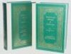 'First Class Cricket In Australia'. Volume 1, 1850/51 to 1941/42 & Volume 2, 1945/46 to 1976/77. Both compiled by Ray Webster, Volume 1 additionally edited by Allan Miller, 1991 & 1997. Two limited edition volumes in matching green boards with gilt. Volum