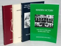 Brian Bassano and Rick Smith. Four limited edition titles, each by Bassano and Smith. Two titles are signed by the authors, 'The West Indies in Australia 1930-31', Tasmania 1990, limited edition no. 156/300, and 'Vic's Boys. Australia in South Africa 1935