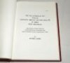 'The 2nd Australian XI's Tour of Australia, Britain and New Zealand in 1880/81 with Appendices'. Alfred James 1994. Privately published in red boards with gilt titles to spine. Limited edition of 100 copies, this being unnumbered and unsigned. VG - cricke