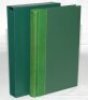 'Forty Seasons of First Class Cricket'. R. Gordon Barlow. Facsimile edition of the original first published in Manchester 1908. This edition published by Red Rose Books, 2002, quarter bound in leather, marbled end-papers, ribbon marker, in slip case, 'wit