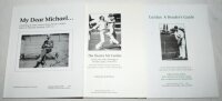 Neville Cardus. Five limited edition booklets issued by Lancashire C.C.C. 'My Dear Michael' 2007, no. 404/500, 'The Elusive Mr Cardus' 2009, no. 62/500, 'Cardus: A Reader's Guide' 2012, 268/300, 'Neville Cardus Reflects', 2014, 117/300, and 'Old Trafford 