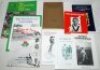 Lancashire C.C.C. Nine books and booklets relating to Lancashire cricket. Some limited editions and/ or signed. 'By Three Runs', Alan Upton, Red Rose Books 2005, no. 277/300. 'Johnny Remembered', Malcolm Lorimer, no. 116/225, signed by Lorimer. 'Johnny Br