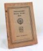 'Northamptonshire County Cricket Club Year Book 1927'. Edited by V.W.C. Jupp, Secretary. Printed by Mercury Press, Northampton. 68pp plus the original paper wrappers. Minor browning to page edges, some rusting to staple, some rust marks around the staple 
