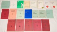 Hertfordshire County Cricket 1966-1992. A run of official handbooks for seasons 1966-1969, 1972 and 1973, 1979 and 1981, and Hertfordshire Cricket Competition official handbooks for seasons 1970, 1971, 1977, 1978 (2 copies), 1980, 1984, 1987, 1989, 1991 a