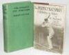 'The Perfect Batsman. J.B. Hobbs in Action'. A.C. MacLaren. First edition, London 1926. Generally good dustwrapper. 'For England and Yorkshire', Herbert Sutcliffe. First edition, London 1935. Original green cloth. Nicely signed in ink to the front endpape