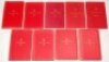 'Marylebone Cricket Club. Matches for the Season with full scores and batting averages'. A good run of nine editions in original red cloth for 1892-1895, 1897, 1917, 1940, 1943 and 1946/47. Also 'Marylebone Cricket Club Pavilion and Ground Regulations, Li