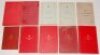 'Marylebone Cricket Club. Matches for the Season with full scores and batting averages'. A good run of nine editions in original red cloth for 1892-1895, 1897, 1917, 1940, 1943 and 1946/47. Also 'Marylebone Cricket Club Pavilion and Ground Regulations, Li - 2